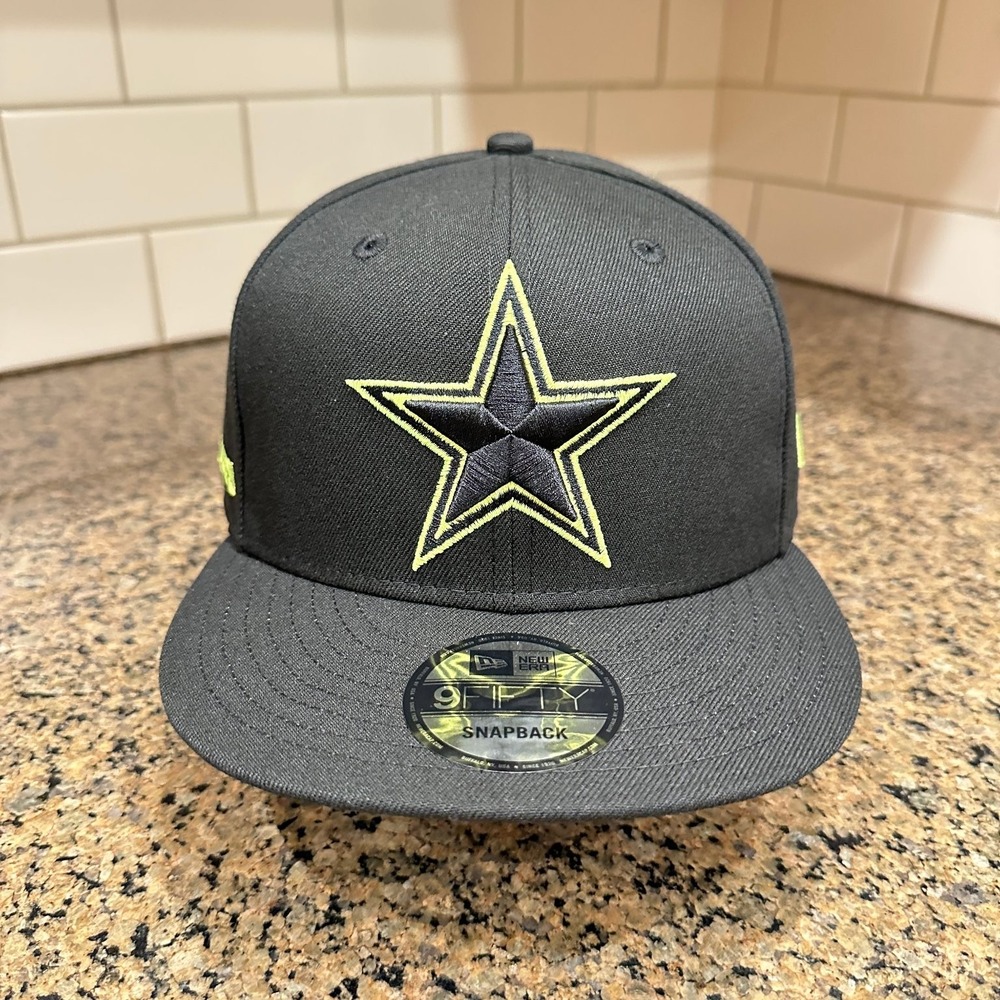 Dallas Cowboys Hat New Era 9FIFTY Snapback Black Volt NFL New